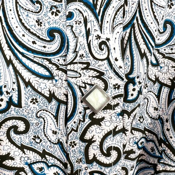 NEW NWT Panhandle Slim Womens XL Pearl Snap Blue Western Shirt Top Rodeo Ranch - Picture 4 of 11